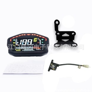 Modified hot-selling export digital meter with bracket VA screen LCD digital waterproof meter speed odometer failure