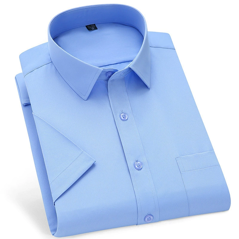 Summer blue shirt for work