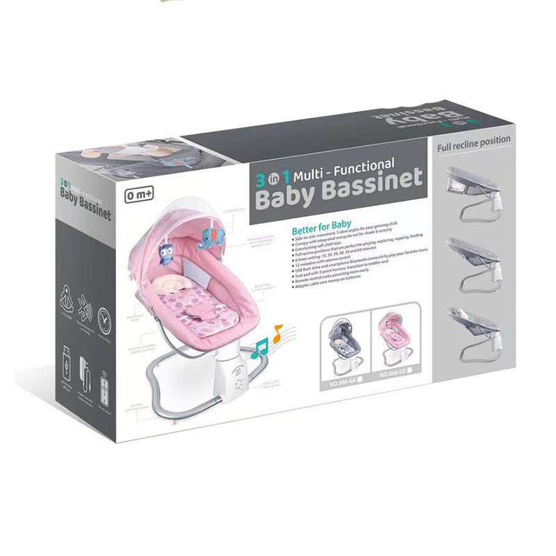 Baby Electric Rocking Chair, Newborn Soothing Chair, Baby Sleeping Recliner, Baby Sleeping Cradle Bed