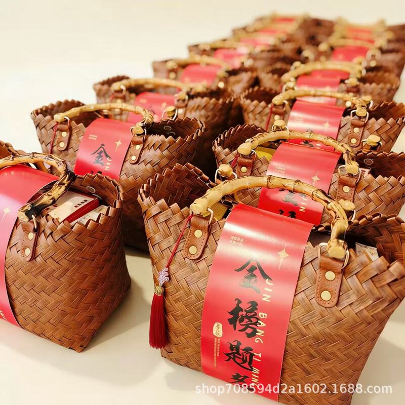 Chinese-Style Gift Bags for Bridesmaids, Wedding Woven Baskets, Birthday Gifts, Housewarming Gifts, Annual Meeting Gifts Chinese-Style Gift Bags for Bridesmaids, Wedding Woven Baskets, Birthday Gifts, Housewarming Gifts, Annual Meeting Gifts