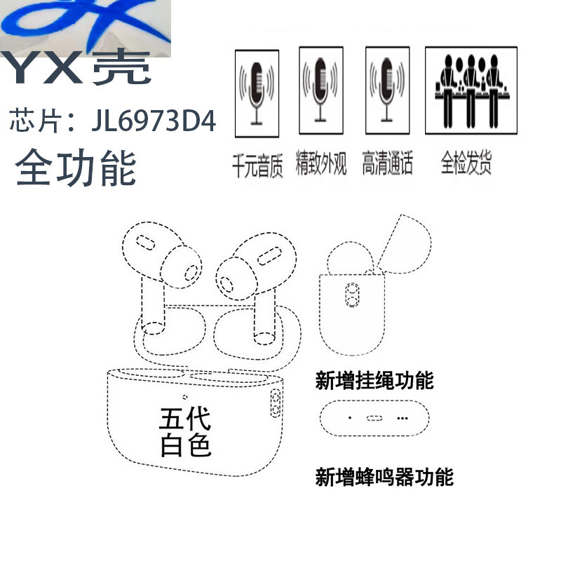 アップルのアンドロイドpro真の無線bluetoothイヤホン三世代airジェリーTWS bluetoothイヤホン工場直販|undefined