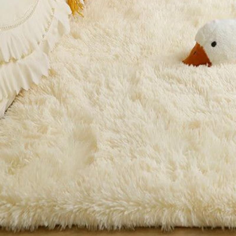 ✅汽车副驾毛绒脚垫女朋友老婆副驾驶专属坐垫放脚加厚实