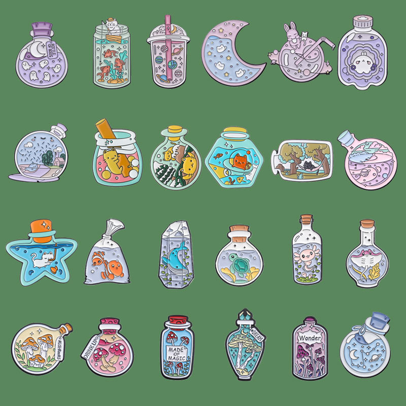 Stoving Varnish Design Cute Style Cute Pin Animal Fish Zinc Alloy Stoving Varnish Unisex Brooches