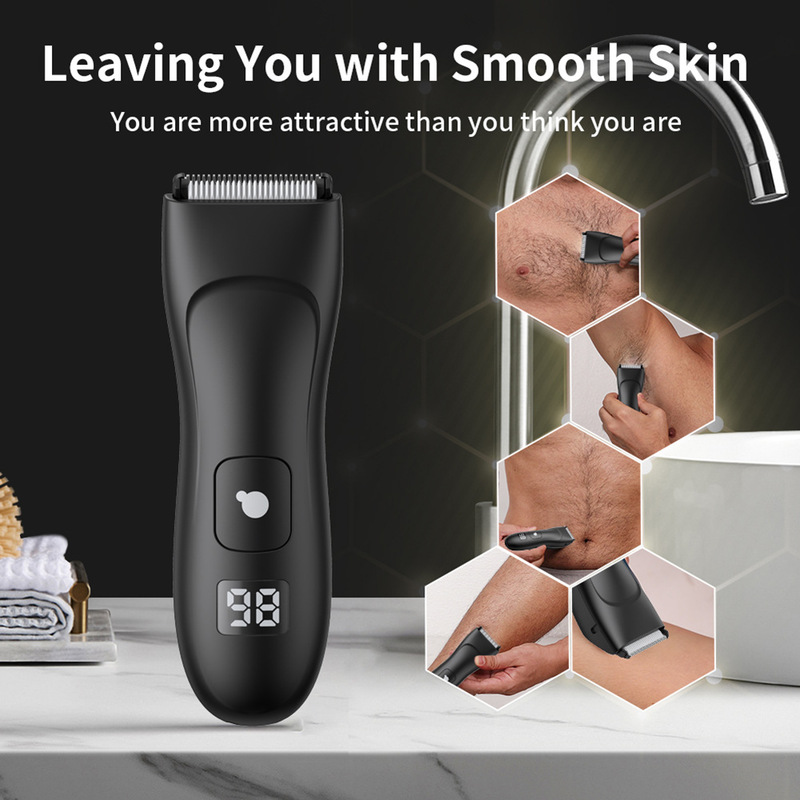 Meikeduo 南米デジタルディスプレイバリカン、電動バリカン、陰部、脇毛カッター、陰毛シェーバー|undefined