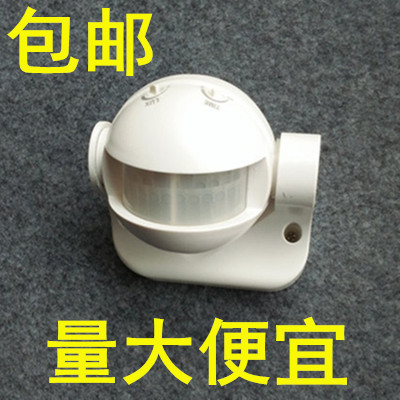 220V球形PIR红外人体感应开关 球形红外人体感应器开关
