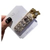 Korean version of Baroque new product heavy worker drilling diamond metal accessories hair clip light luxury punk hair side BB folder new model