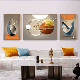 现代装饰画;墙贴;相框、画框