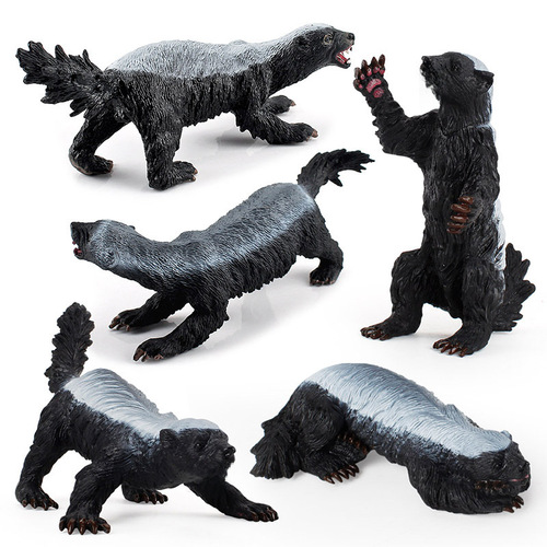 Simulation wild animal meerkat flat-nosed brother model multiple forms children cognitive solid static model toy