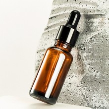 滴管刻度精油玻璃瓶5ml10ml30ml50ml100ml棕色精油带刻度滴管茶色