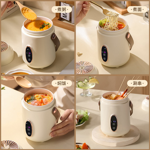 Portable health pot, household small multi-functional electric stew cup, office mini porridge artifact, automatic health cup