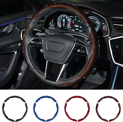 Steering wheel cover | Seasons - fiber-bright-film-champagne-color-3-pack-38cm-round
