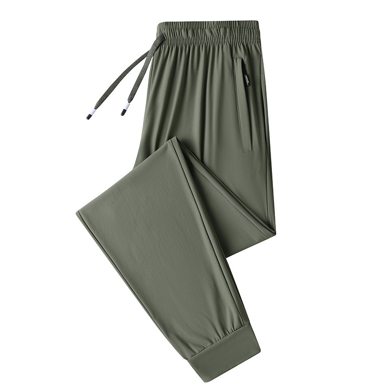 Exquisite Ice Silk Men's and Women's Summer Nylon-Spandex Military Green Group Purchase Outdoor Running Sports Quick-Dry Pants Exquisite Ice Silk Men's and Women's Summer Nylon-Spandex Military Green Group Purchase Outdoor Running Sports Quick-Dry Pants
