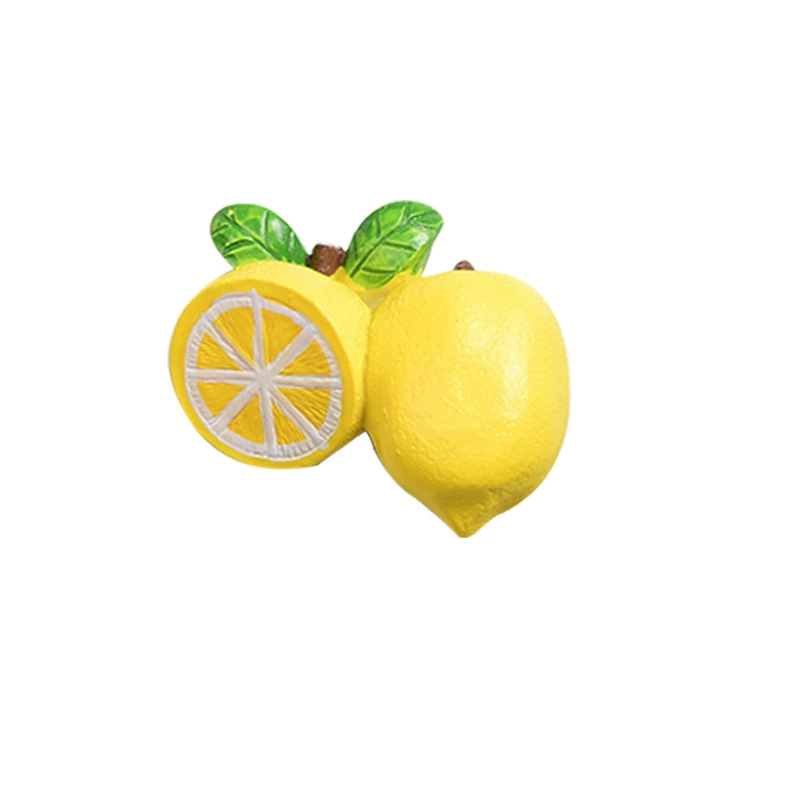 3D Cute Fruit Fridge Magnet, Resin Decorative Kitchen Magnet, Assorted Fruit Shapes