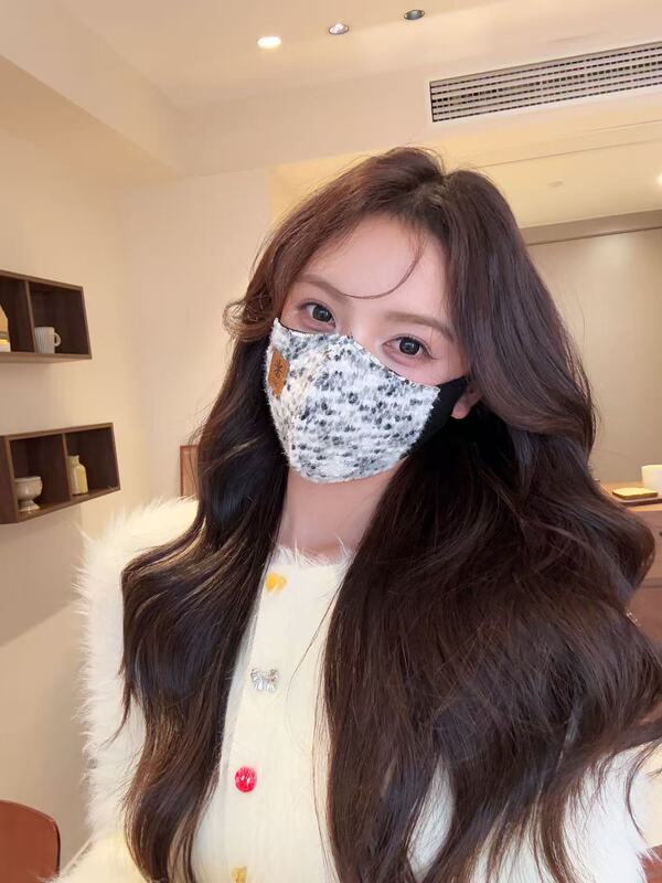 秋冬季保暖口罩加绒可爱透气女高颜值防风防寒护脸护眼角面罩加厚|undefined