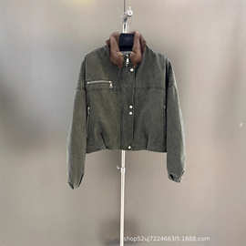 2025冬季新款精致优雅气质显瘦随性休闲宽松时髦复古牛仔百搭羽绒