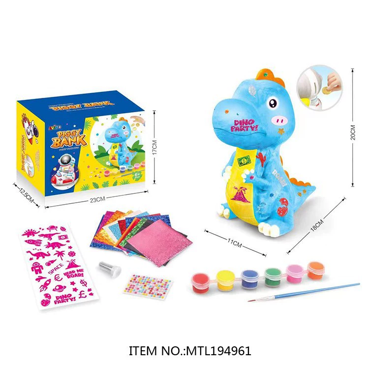 (Cross-border trading), раскрашенная копилка пластик, игрушка, новая коллекция, DIY, единорог