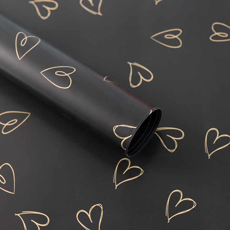 Papel de embalaje de flores Yiwu fábrica al por mayor ramo de rosas papel de embalaje de dos colores Ouya papel dulce papel impermeable