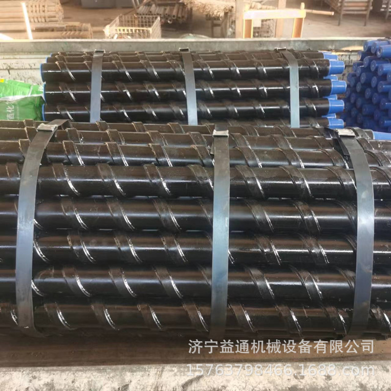 φ73肋骨钻杆 R780肋骨圆钻杆坑道钻机配套钻杆 63.5探水三棱钻杆
