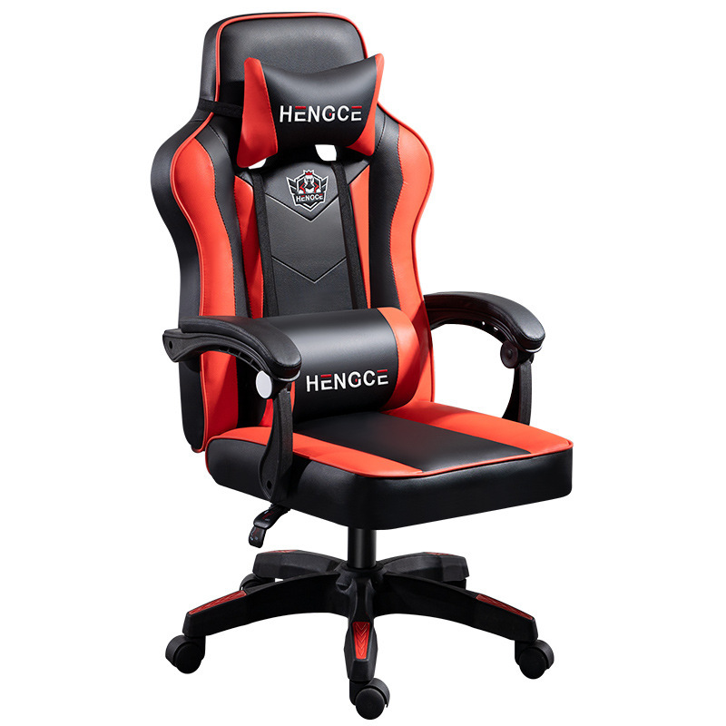 Silla de deportes electrónicos silla de la computadora silla de oficina reclinable en el hogar Silla de juego de dormitorio de estudiantes cómoda silla de jefe de elevación de larga duración