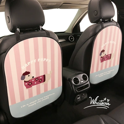 pad cartoon cute rear | Chair back anti-kick pad