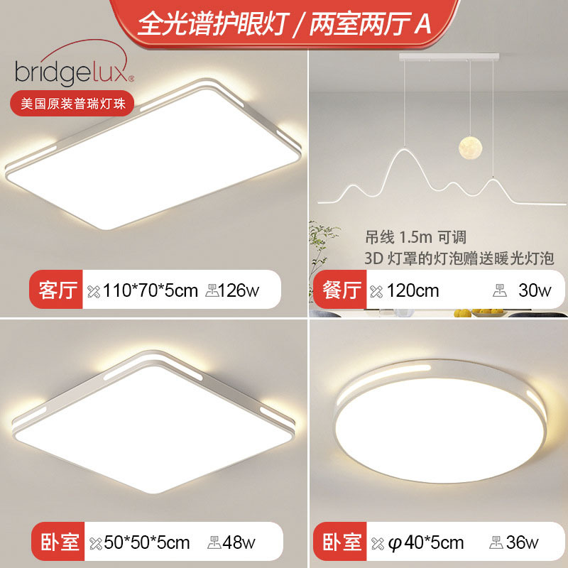 [puri full spectrum] two bedrooms and two living rooms a-geometric moon chandelier