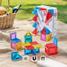儿童彩窗磁力片强磁力益智拼装积木散片磁性积木套装玩具批发