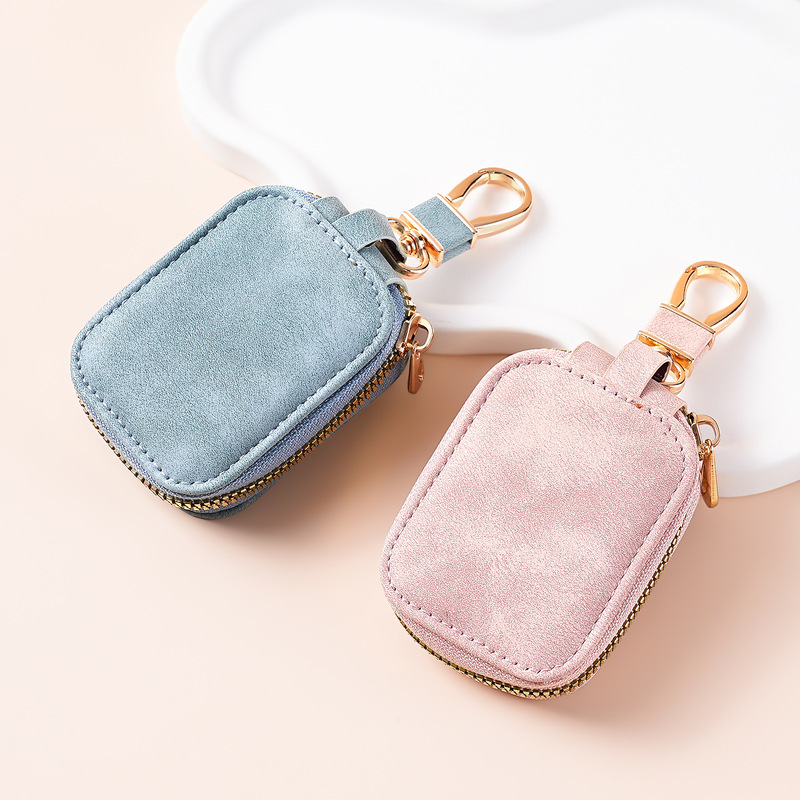 Large-capacity storage bag for AirPods 1/2/3 generation wireless Bluetooth earphones, lipstick, makeup bag, wallet storage