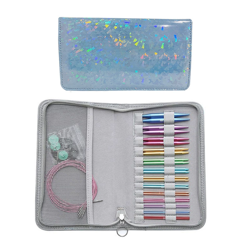 Горячая продажа ручной работы с кольцом игла из глинозема свитер игла шарф костюм 13 пар съемное кольцо костюм иглы