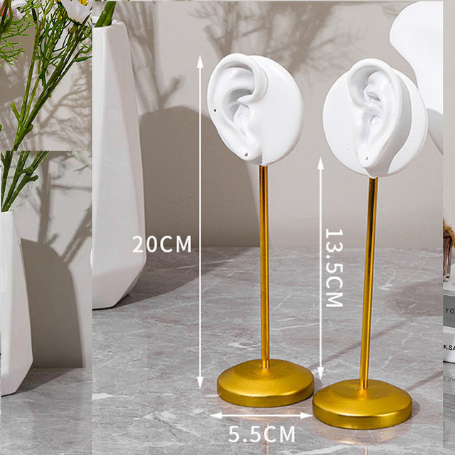 126g Weight Jewelry Rack Classification 2 Pieces Quantity Alloy, Resin Material Color Block Pattern Patchwork Design Simple Style, Classic Style Style 2 Pieces Alloy Resin Simple Style Classic Style Color Block Jewelry Rack 1