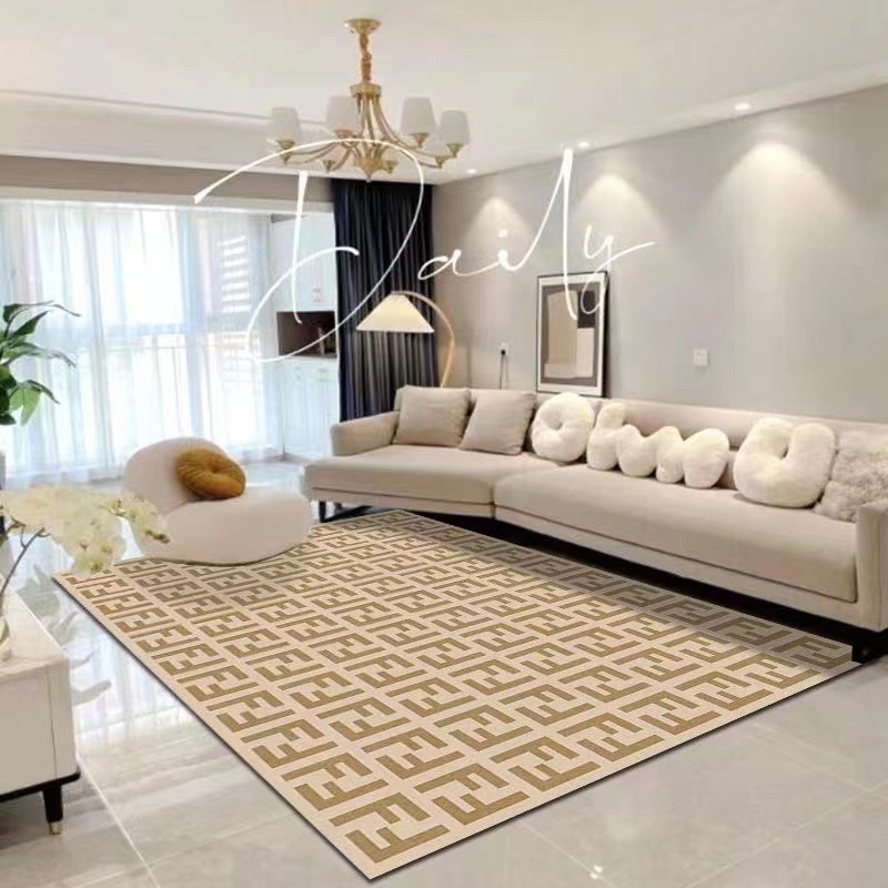 Bakery wool carpet living room modern minimalist Nordic home sofa coffee table rug bedroom room bed side thick mat