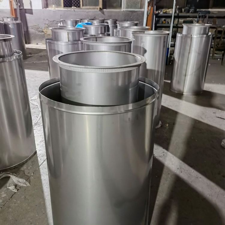 双层预制式不锈钢烟囱 圆形方形双层保温通风管道