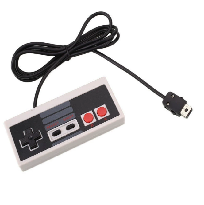 Классическая версия контроллера игры Nes Красная и белая проводная игровая приставка контроллер WII компьютер ПК контроллер оптом