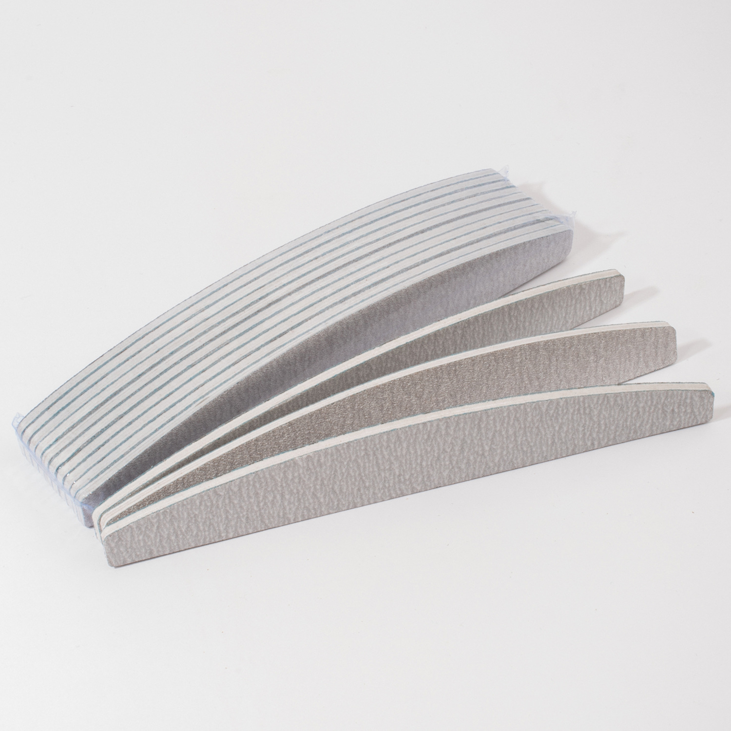 Las tiras de fricción de uñas al por mayor de medio mes archivos de uñas de reparación de tiras de pulido 100 / 180 se pueden lavar sin arena