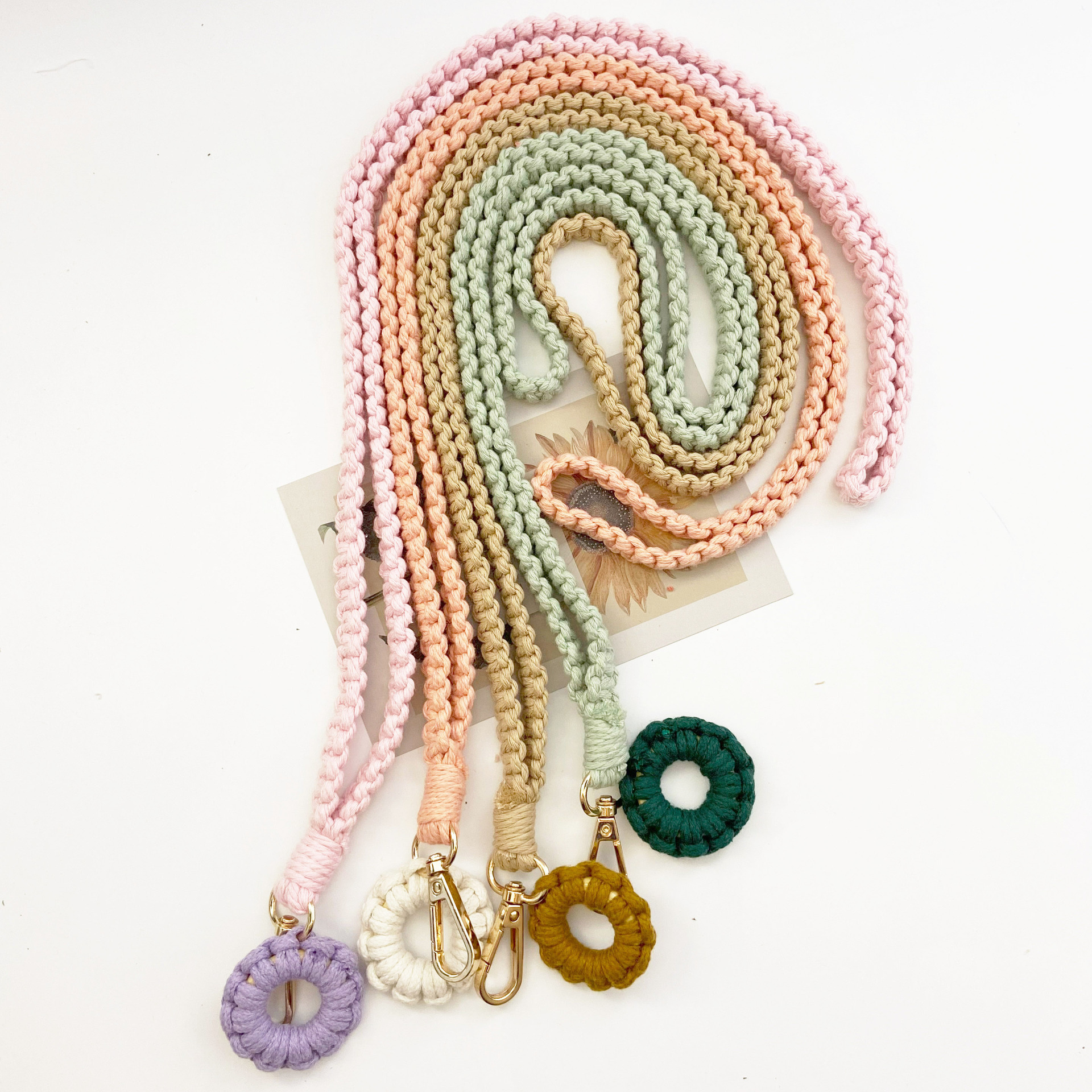 手机挂绳四股斜挎可背登山绳结实耐用相机挂绳可拆男女手机背带绳