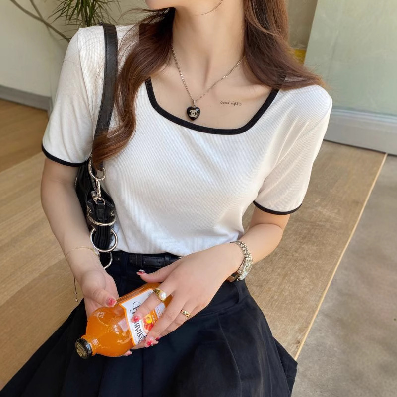 summer fitted base body-friendly T-shirt