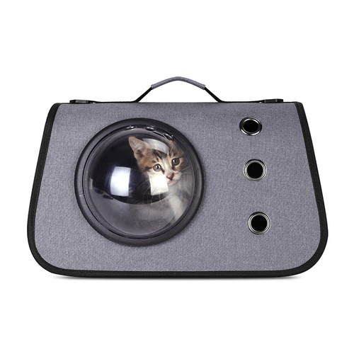 New Style Handheld Pet Bag Spaceship Single Shoulder Crossbody Portable Pet Backpack for Cats and Dogs Foldable Outdoor Bag
