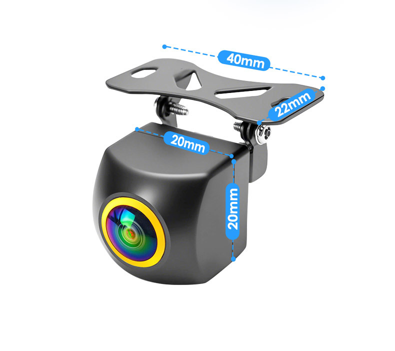 Golden Fisheye Rear View Camera Hd Night Vision Car Reversing Image Plug-In Ahd Camera Cameracar