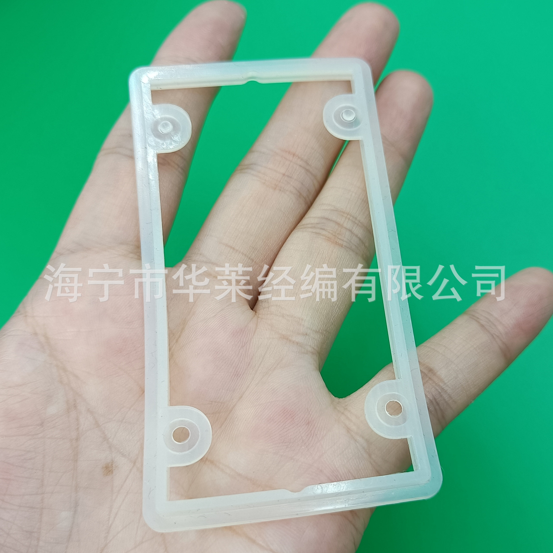 方形电池盒防水硅胶圈 硅胶密封框 带孔密封硅胶框 高弹硅胶水封