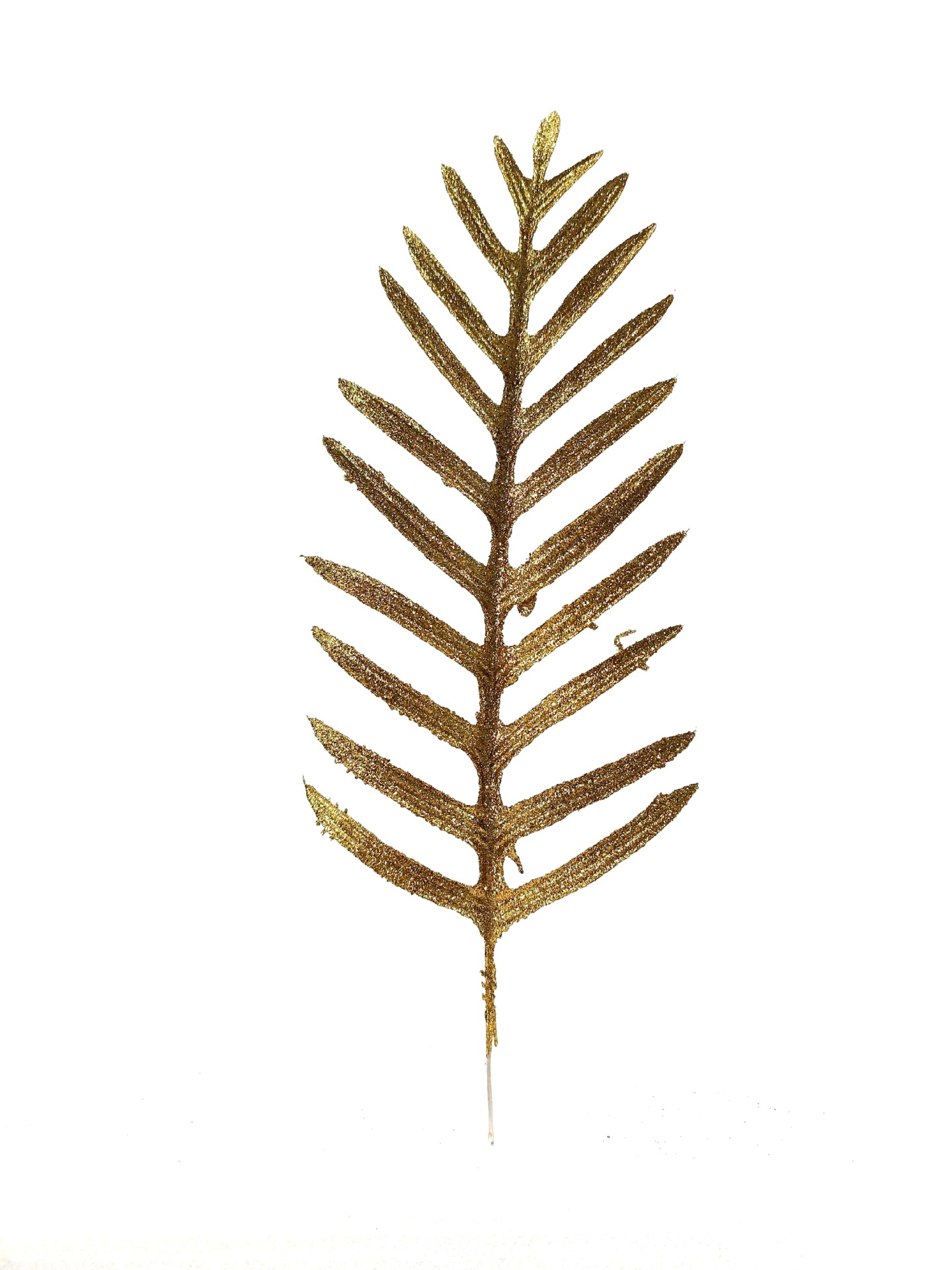 Nuevas hojas de polvo de oro transfronterizas de 43cm decoración de Navidad decoración para el hogar artículos de Navidad hojas de polvo de oro