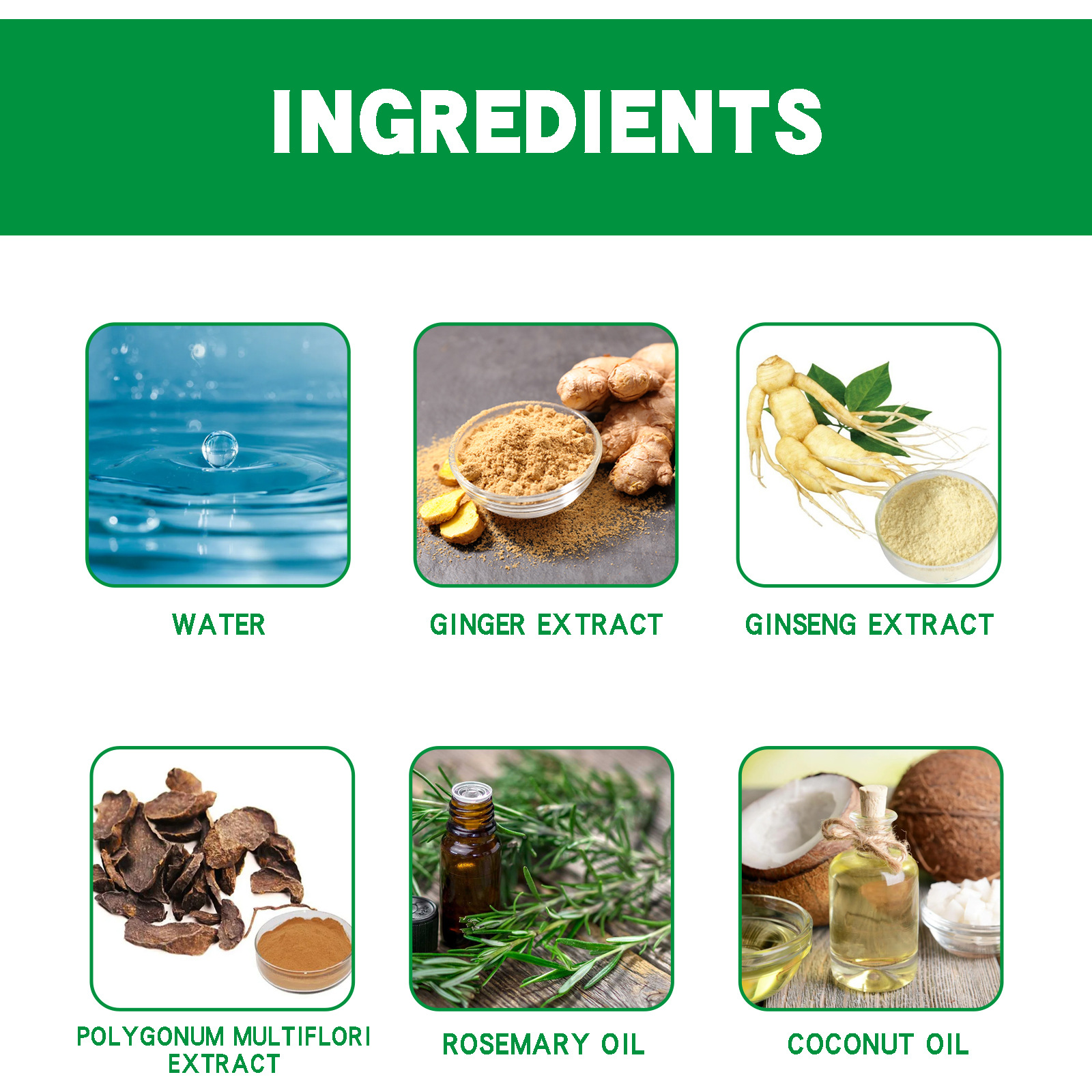 eelhoe Ginger Thick Hair Essence Hair Anti-Fall Firming Hair Roots Thick and Strong Repair Moisturizing Scalp Care_voghion.com