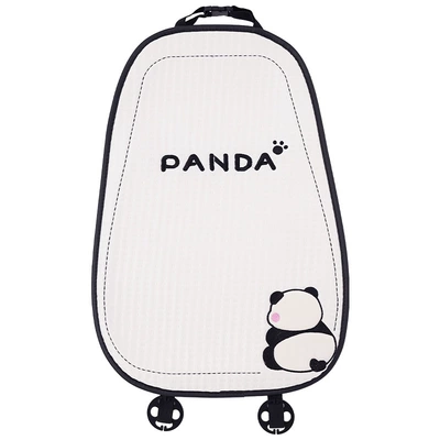 Lanyu Original Ice Silk Car Seat cushion, seat cover - ice-silk-plaid-back-panda-cushion-backrest