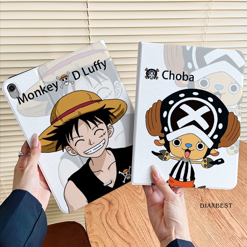 Suitable for Apple iPad 11Th Generation Tablet Protective Cover Book Style Pro2024 Anti-Fall All-Inclusive Air76 Luffy Zoro
