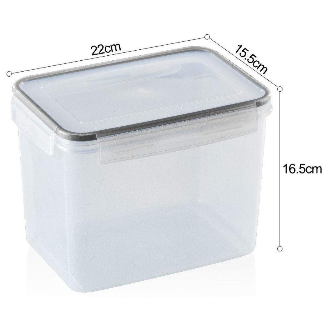 Caja de almacenamiento de juego transfronterizo Tanque sellado de cocina Refrigerador de plástico PP sellado transparente Caja de almacenamiento de alimentos nuevos