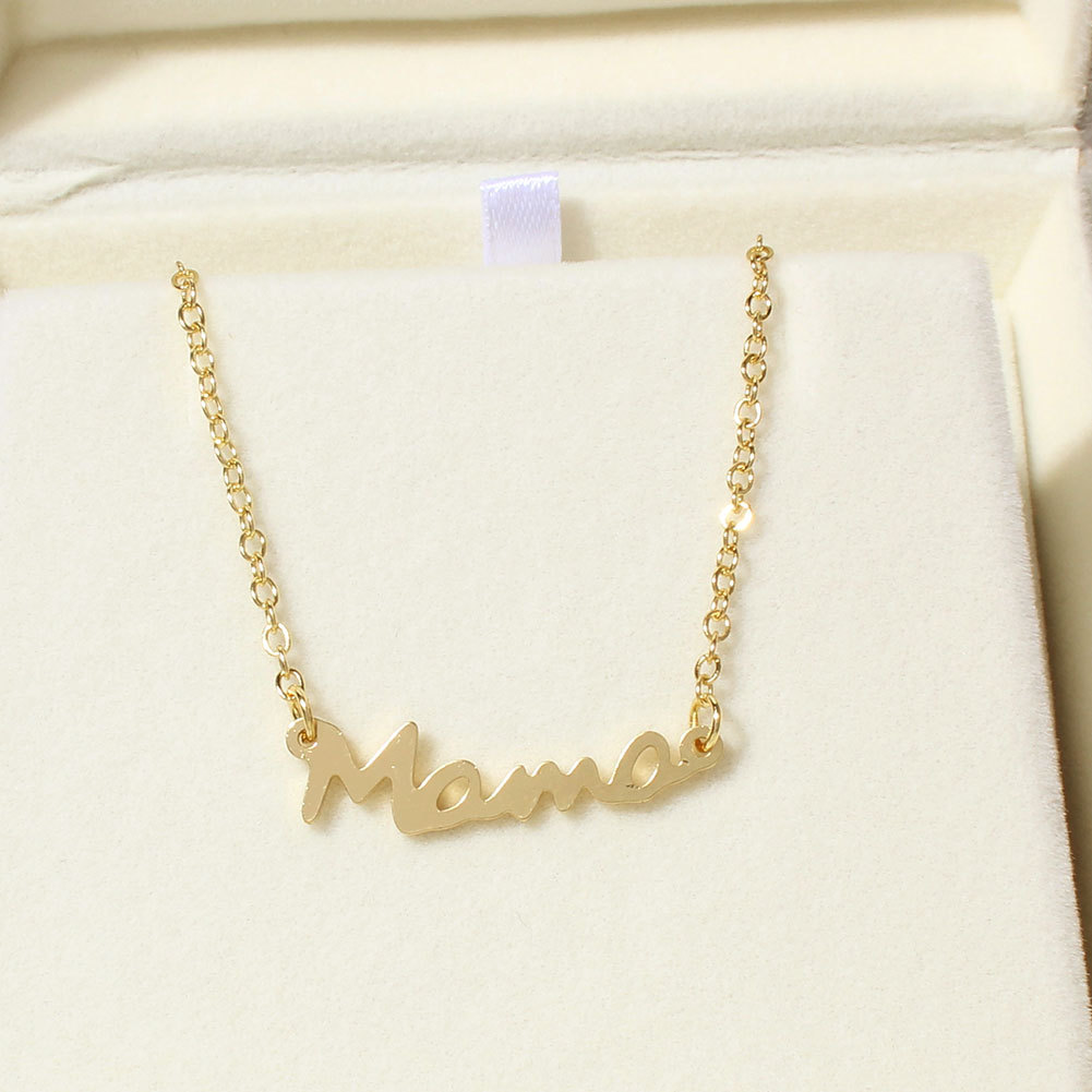 Mama Alloy Letter Alloy Necklace Mother's Day Series Women's Jewelry display picture 2
