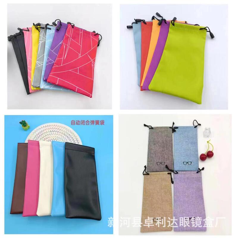 Factory wholesale black glasses bag sunglasses glasses bag color cartoon bag bag wholesale