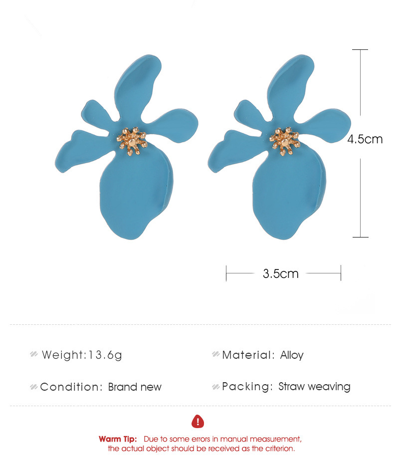 Simple Personality Three-dimensional Flower Earrings display picture 1