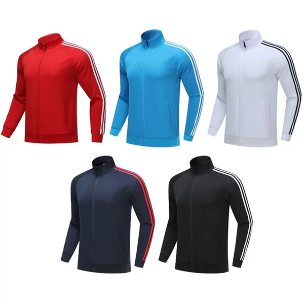 New Healthy Cloth Jacket Basketball Football Outfit Outdoor Sports Long Sleeve Full Pull Foreign Trade Cross-border Breathable for Men and Women