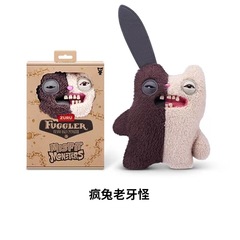 正規品 フガラー 歯の怪物 かわいいけど面白くて奇妙な ベビーV3シリーズ ぬいぐるみ フィギュア カラーブロッキングモンスター