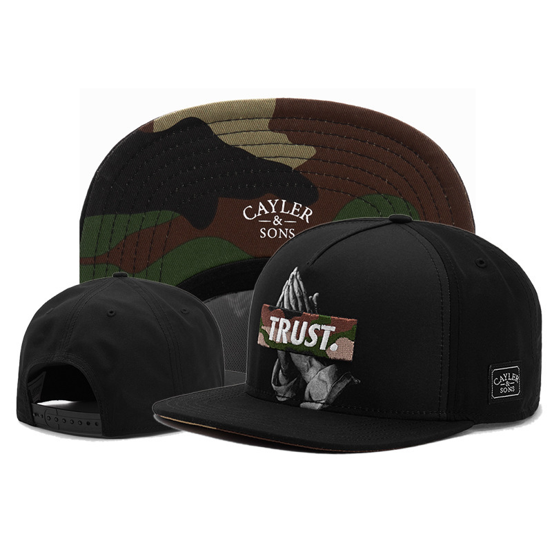 Sombrero de ala plana de comercio exterior, gorro de ajuste, gorro de coche, gorro de moda estadounidense, lote de entrega de una pieza de sol