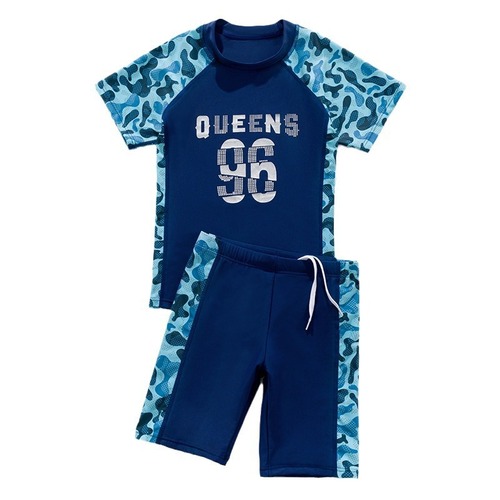 Children's swimwear, unisex middle and large children's new split-style junior high school student children's swimsuit pants, boys' swimwear wholesale